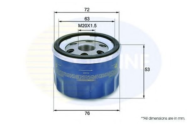 

Масляный фильтр Comline EOF076