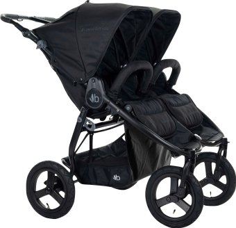 Коляска прогулочная «книга» Bumbleride Indie Twin (matte black)