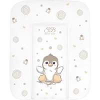 Пеленальный матрас Sweet Baby Pinguino New Crema 58x71 (пингвин бежевый)