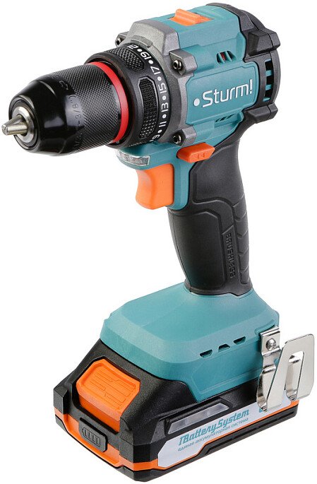 

Дрель-шуруповерт Sturm CD1860BL (с 2-мя АКБ, кейс)