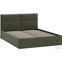 Кровать Трия Глосс универсальный тип 1 с ПМ 160x200 (микровелюр Jercy Deep Green)