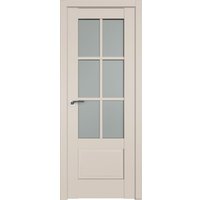 Межкомнатная дверь ProfilDoors 103U L 60x200 (санд, стекло матовое)