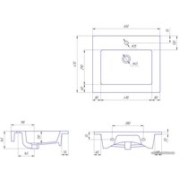 Умывальник Kirovit Оскар 650 в Лиде