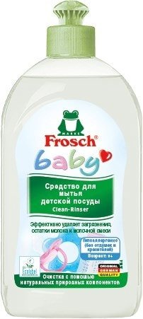 

Средство для мытья посуды Frosch для детской посуды 500 мл