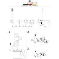 Смеситель Ganzer GZ19134-G