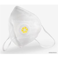 Респиратор-полумаска 3D Mask Респиратор KN95 FFP2 с клапаном выдоха (белый, 1 шт)