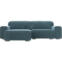 Угловой диван Лига диванов Лига-029 левый 121925L (велюр бирюзовый)