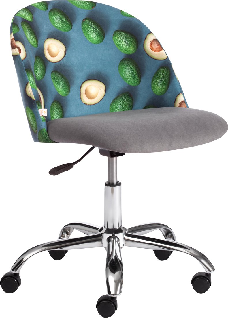 

Офисное кресло TetChair Melody Botanica 11 avocado/29 (ткань/флок, серый)