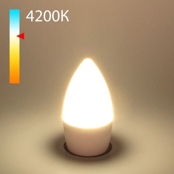 

Светодиодная лампочка Elektrostandard Свеча C37 8W 4200K E27 BLE2716