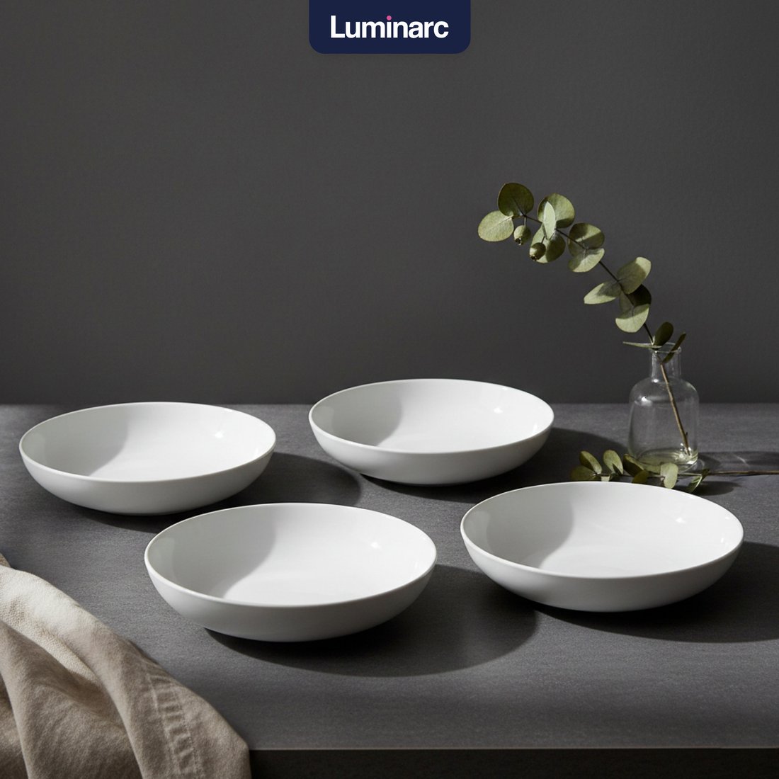 

Набор тарелок Luminarc Lines Q1935-4ECOM (4шт)