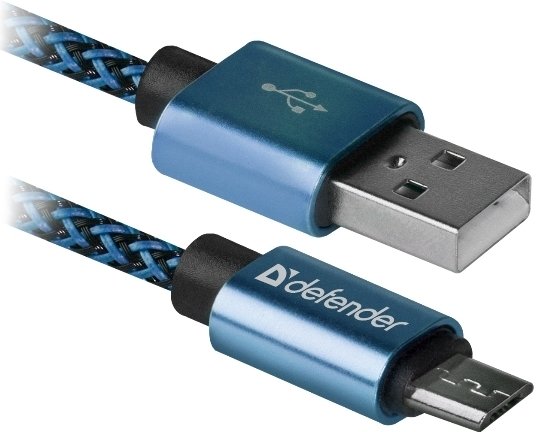 

Кабель Defender USB08-03T Pro (синий)