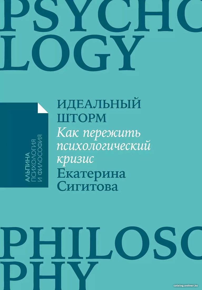 Книга издательства Альпина Диджитал. Идеальный шторм. Как пережить психологический кризис (Сигитова Е.)