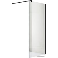 Душевая стенка Aquatek AQ WIW 09020BL 90x200 (черный/прозрачное стекло)