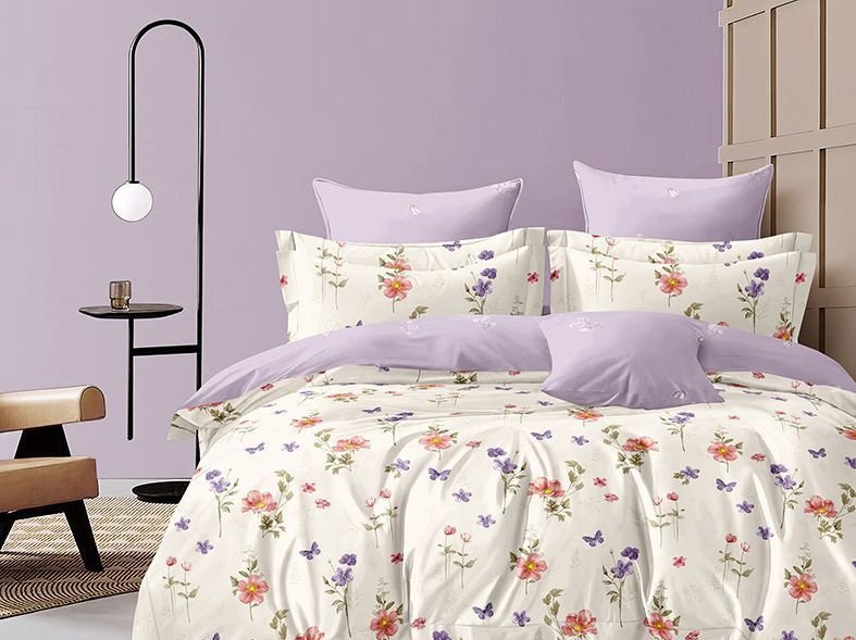 

2-спальный комплект постельного белья с евро простыней Luxor № 103518 2сп с европростыней (сатин)