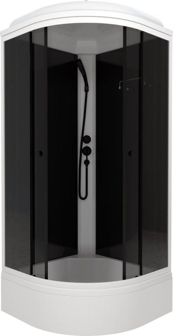Душевая кабина Triton Грэй-Блэк B 90х90
