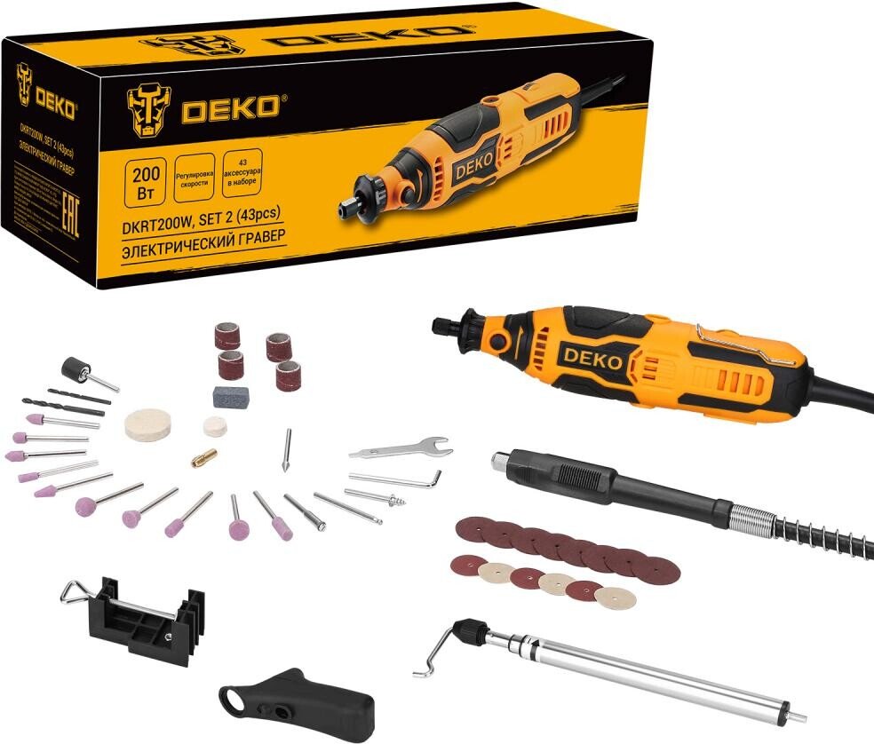 

Гравер Deko DKRT200W 085-1322 (оснастка)