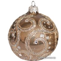 Елочная игрушка Орбитал Шар Д-395 200-079-1 (8см, коричневый опал)