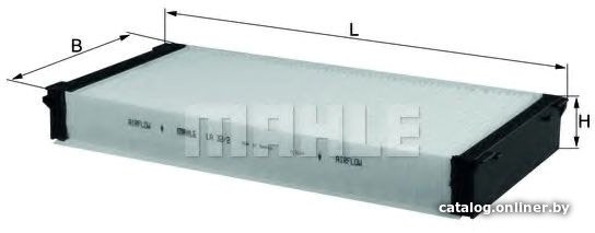 Салонный фильтр Mahle Knecht LA322