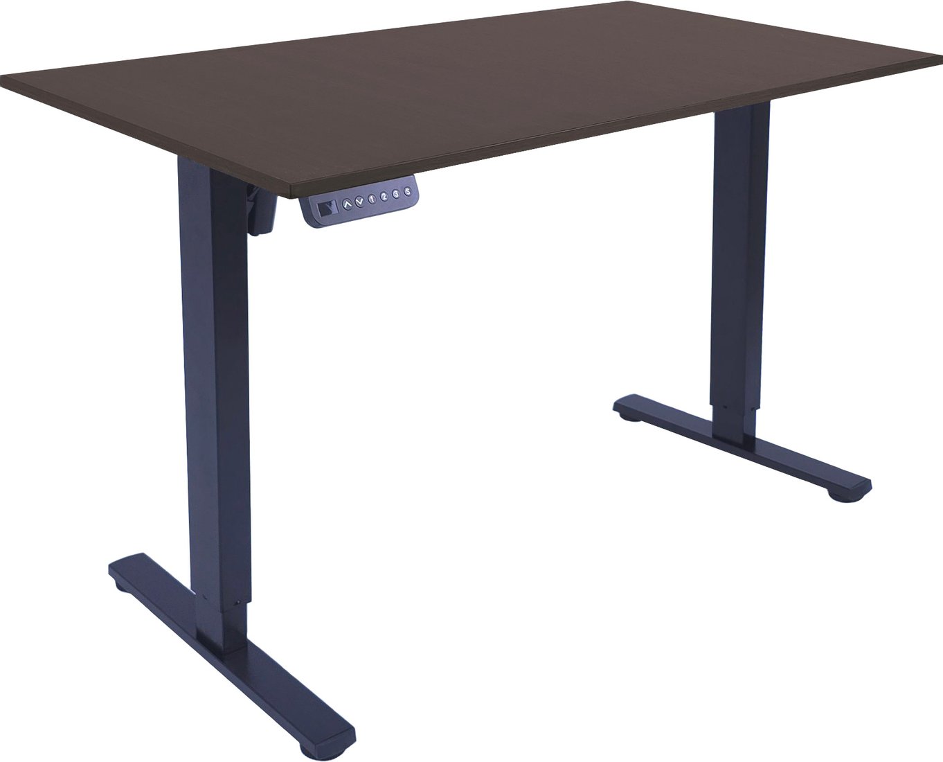 

Стол ErgoSmart Electric Desk Light 1200х650х18 мм (дуб темно-коричневый/черный)