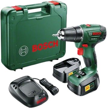 

Дрель-шуруповерт Bosch PSR 1800 Li-2 06039A3121 (с 2-мя АКБ)