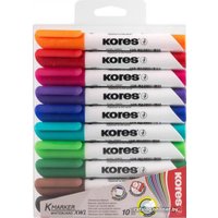 Набор маркеров Kores K-Marker XW1 20800 (10 шт, ассорти) в Борисове