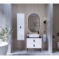  Grossman Шкаф-полупенал для ванной Вива 35 303511