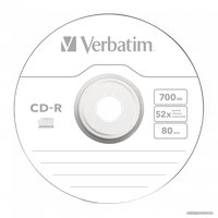 CD-R диск Verbatim 700Mb 52x 43787 (50 шт.)