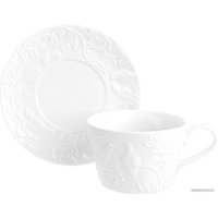 Чашка с блюдцем Elan Gallery Птички на ветке 540198