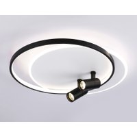 Припотолочная люстра Ambrella light FL51392/1+2 WH/BK