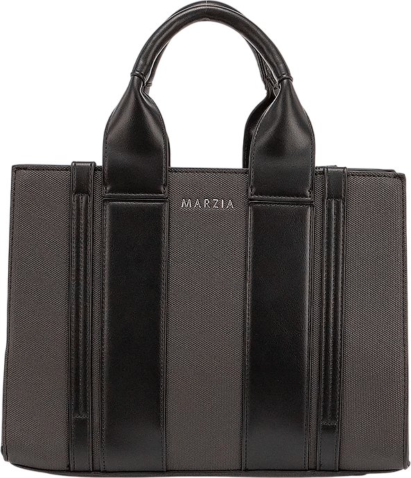 

Женская сумка Marzia 755-P36463-GBK (серый/черный)