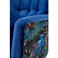 Интерьерное кресло Halmar Pagoni (темно-синий/черный)