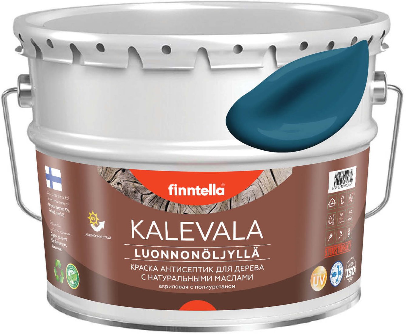 

Краска Finntella Kalevala Myrsky F-13-1-9-FL011 9 л (бирюзовый)