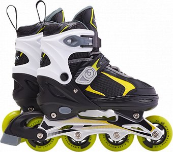 Роликовые коньки Ridex Allure (р. 31-34, черный/белый)