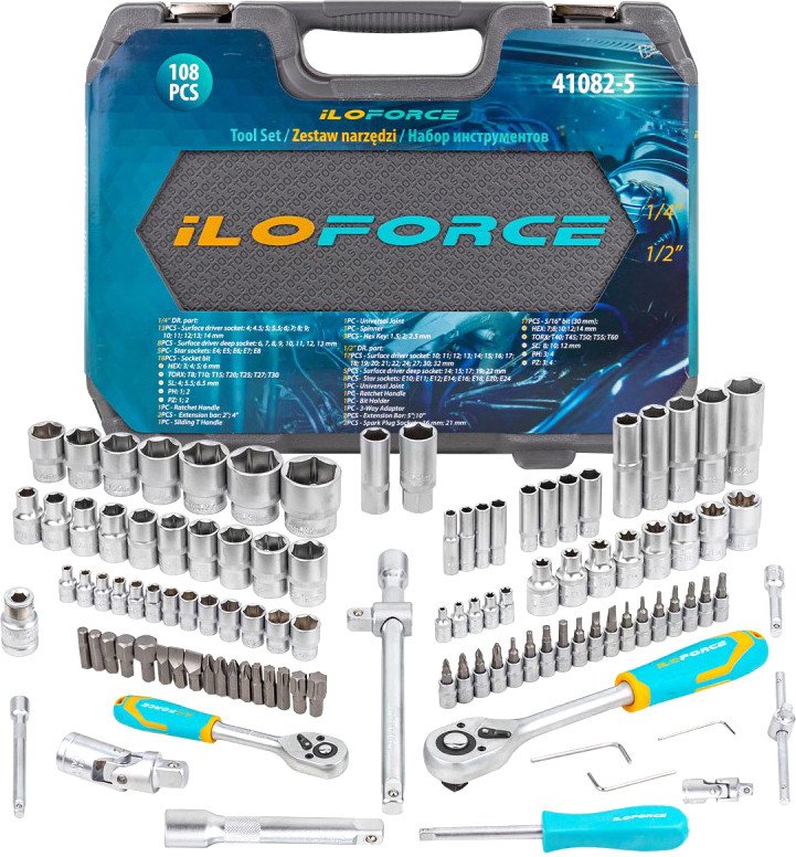 Универсальный набор инструментов ILOforce IF-41082-5(52229)