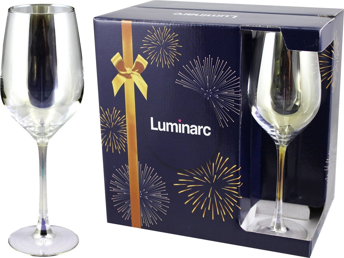 

Набор бокалов для шампанского Luminarc Celeste. Golden chameleon 10P1637