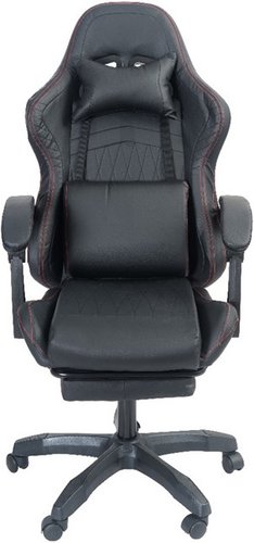 Игровое (геймерское) кресло AR GAMING AR 012 (черный с красной строчкой)