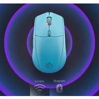 Игровая мышь SteelSeries Rival 3 Wireless Gen 2 (голубой)