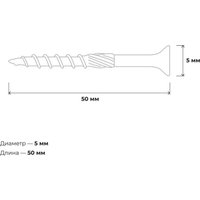 Саморез Gigant Конструкционный 123823 (200шт)