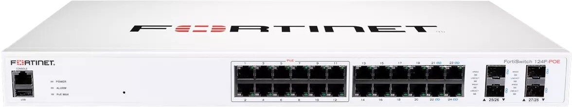 

Управляемый коммутатор 2-го уровня Fortinet FortiSwitch FS-124F-POE