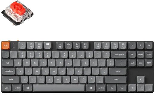 Клавиатура Keychron K1 Max RGB K1M-H1-RU (Gateron Low Profile Red 2.0)