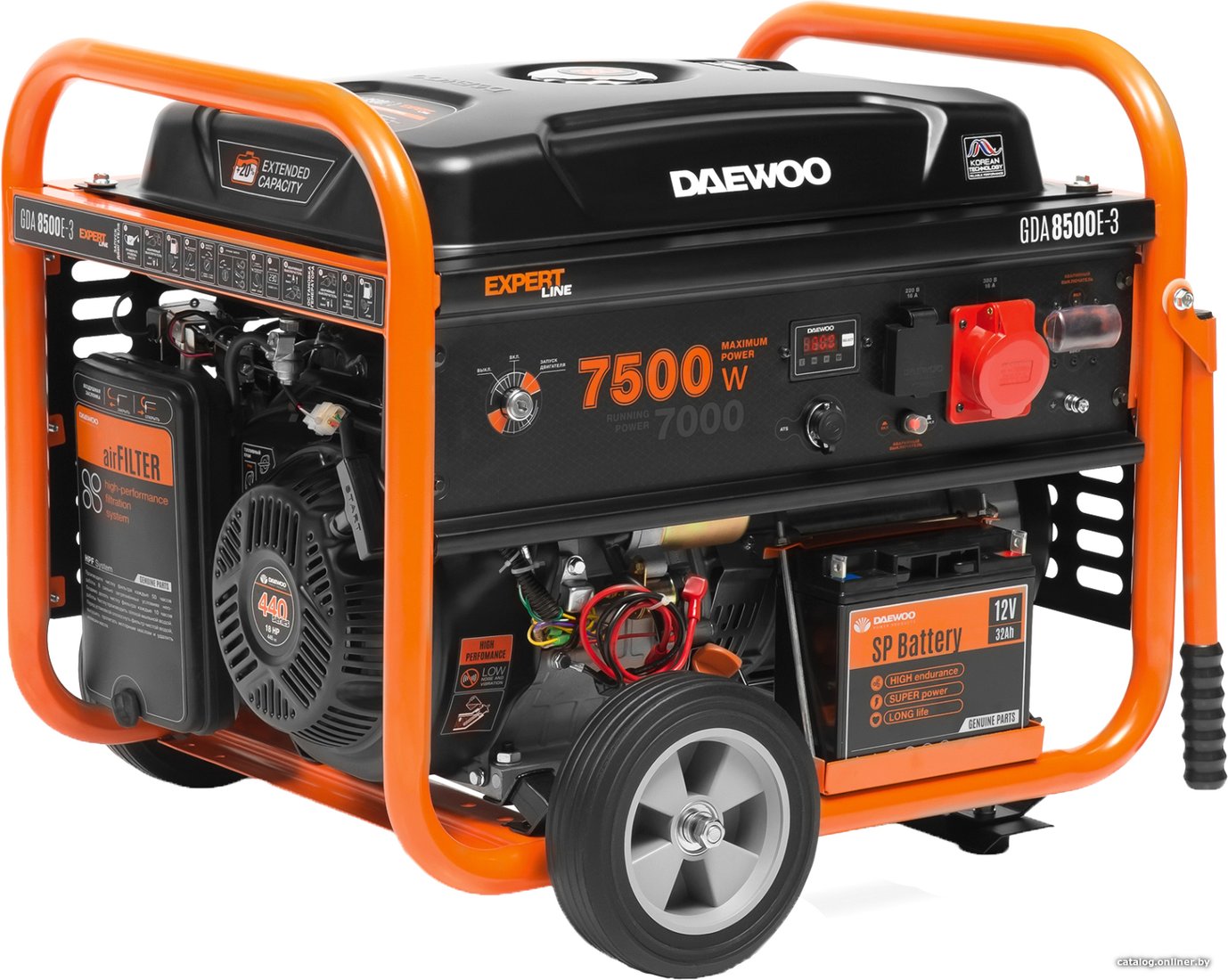 Бензиновый генератор Daewoo Power GDA 8500E-3