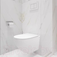 Унитаз подвесной Lauter Sulzdorf + Breez 21GN7072BM (белый с микролифтом)