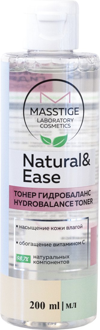 

Masstige Тонер для лица Natural & Ease гидробаланс 200 мл