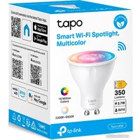 Светодиодная лампочка TP-Link Tapo L630 GU10 3.7 Вт 2200-6500 K