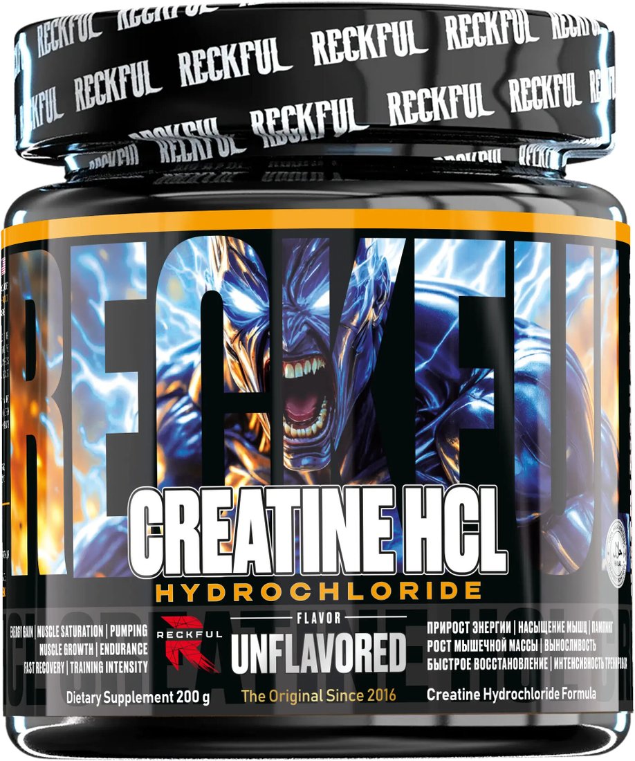 Гидрохлорид креатина Reckful Creatine HCL (200 г)