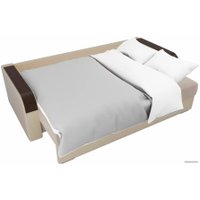 Диван Лига диванов Мейсон 102132 (бежевый/коричневый)