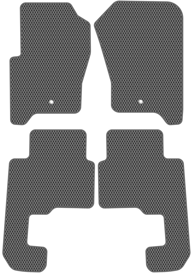 

Комплект ковриков для авто Alicosta Land Rover Discovery III (suv / L319) 2004 - 2009 (серый, ромб)