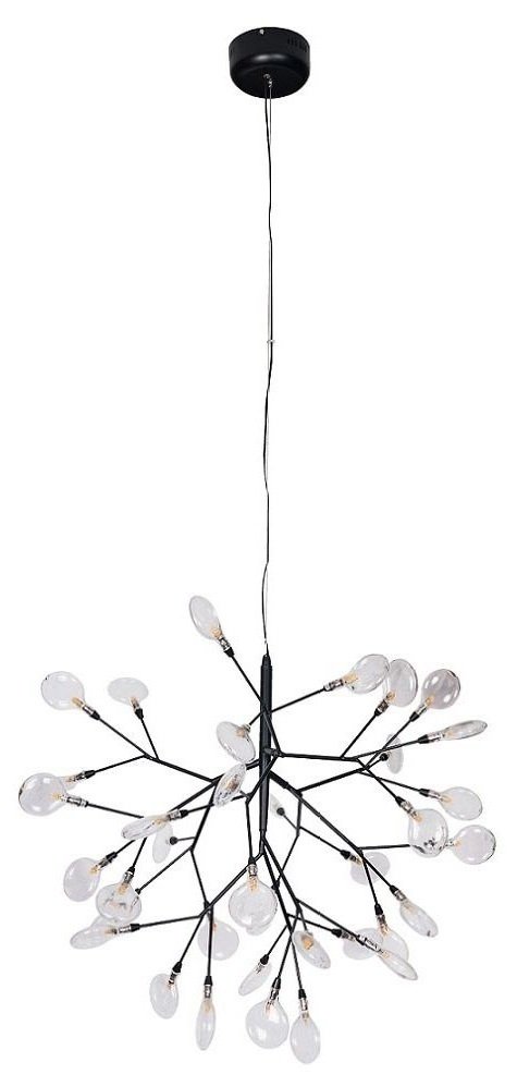 

Подвесная люстра Crystal Lux Evita SP36 Black/Transparent