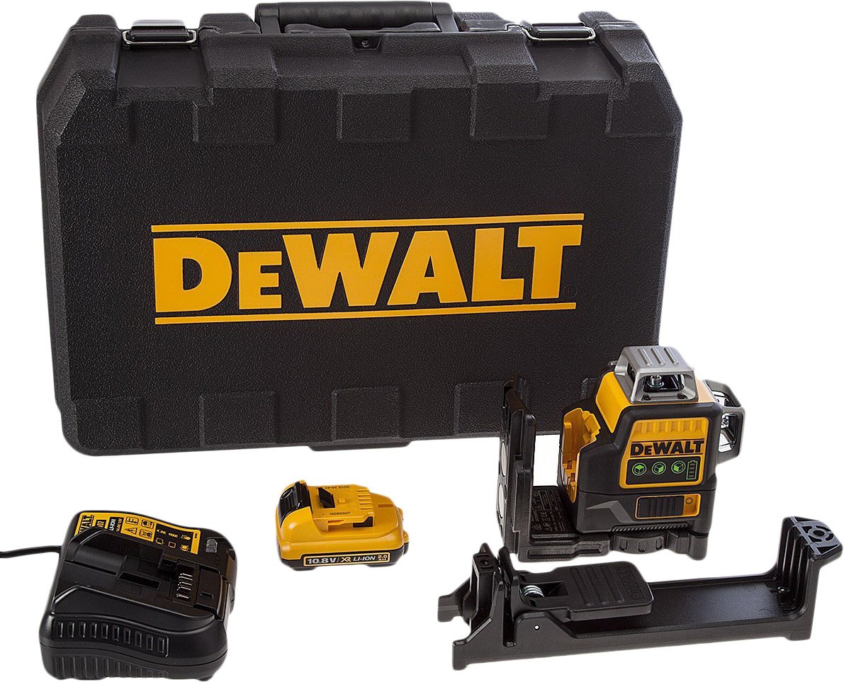 

Лазерный нивелир DeWalt DCE089D1G (с АКБ)