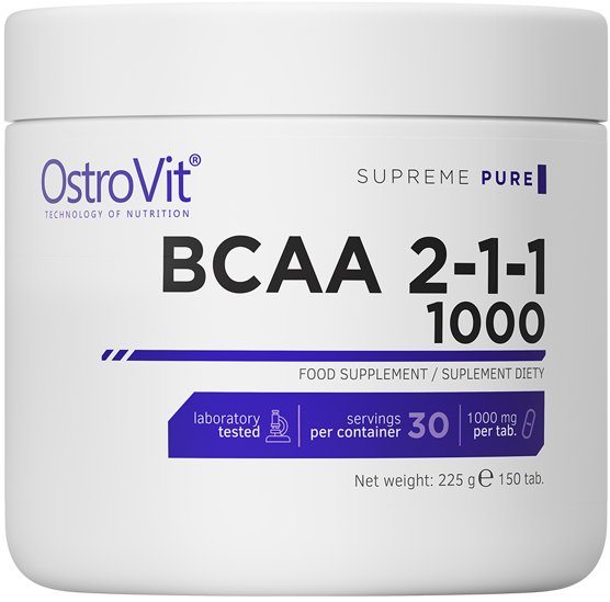 

BCAA OstroVit BCAA 2-1-1 1000 (150 капсул)